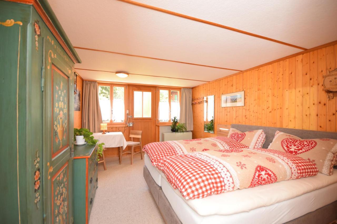 Studio Bim Chalet Bim Chilchli Mürren Buitenkant foto